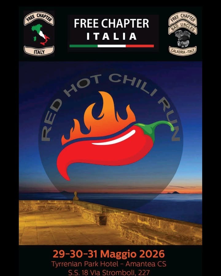 RED HOT CHILI RUN: VERSO SUD, OLTRE L’ORIZZONTE. Ci sono motociclisti che…